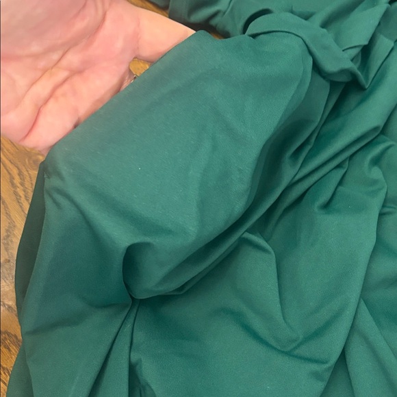 HALARA Short Sleeve Maxi Dress Green BNWT - Picture 6 of 10